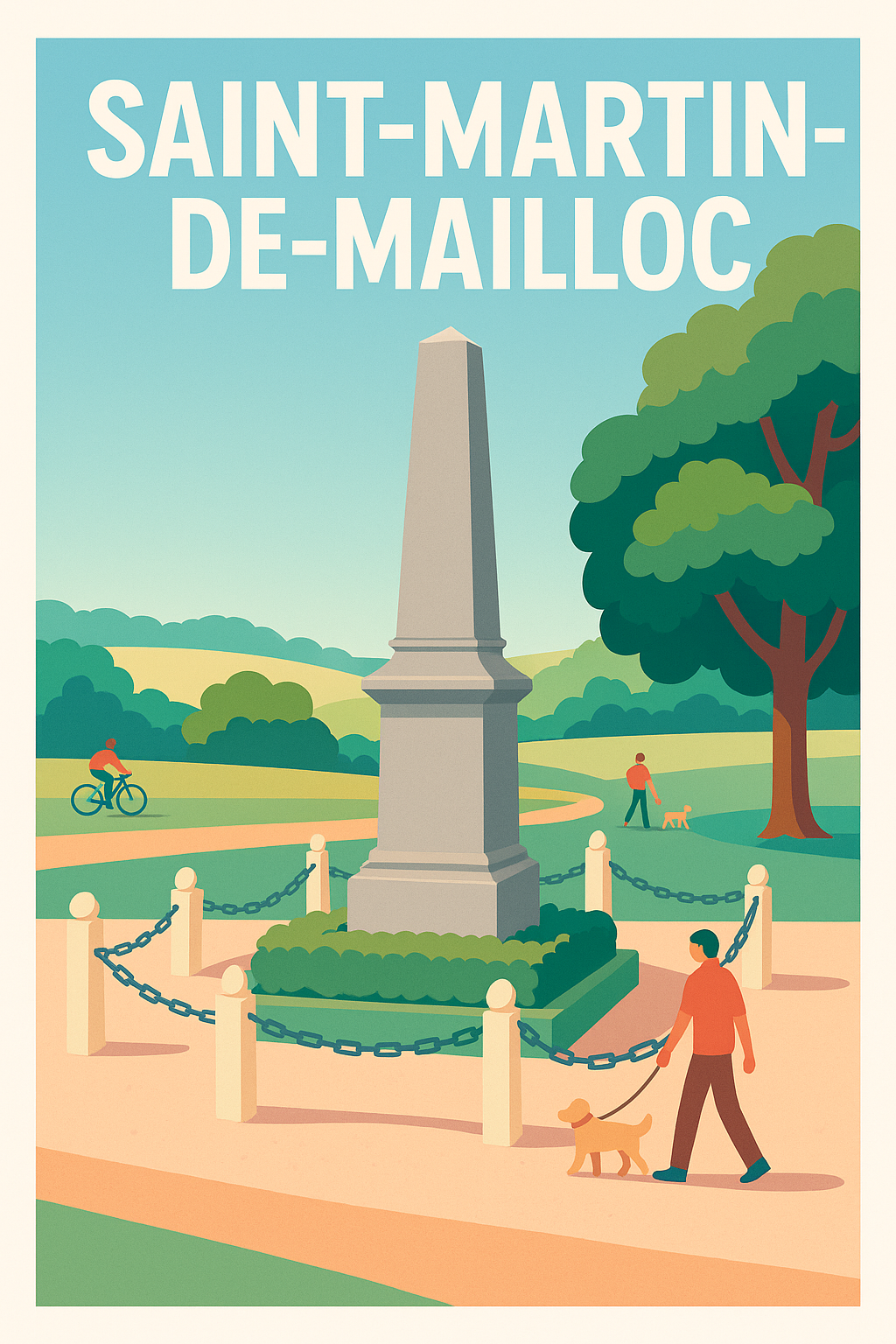 Affiche de Saint-Martin-de-Mailloc - Harmonie et sérénité au cœur du parc