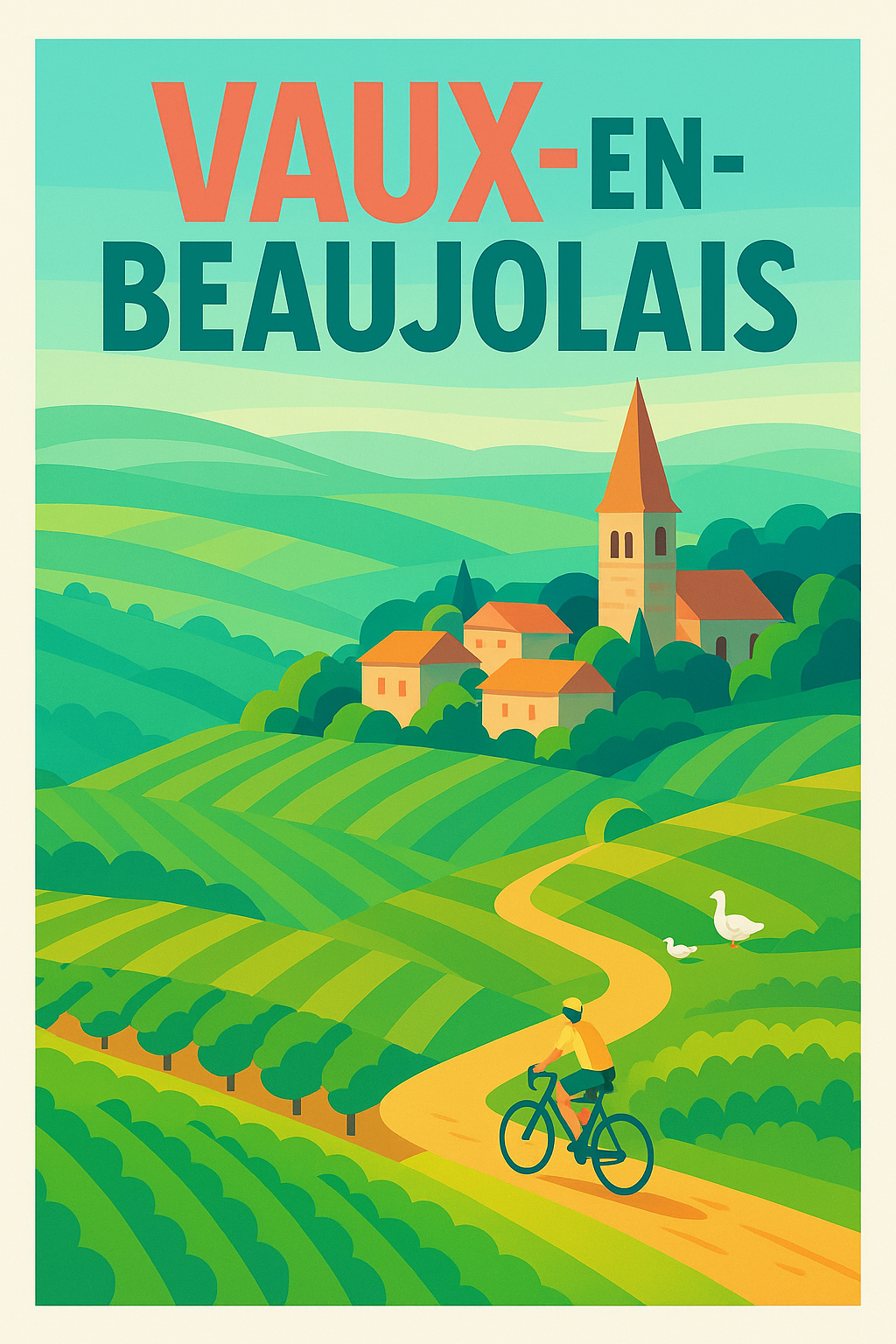 Affiche de Vaux-en-Beaujolais - L'échappée nature au cœur des vignes