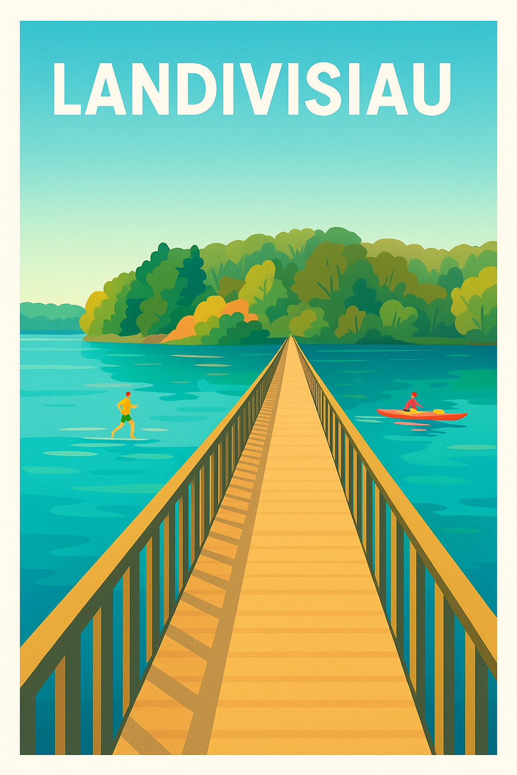 Affiche de Landivisiau - Évasion au fil de l'eau