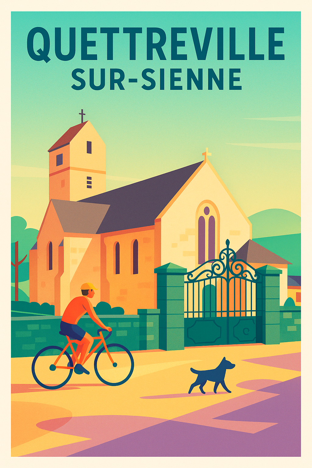 Affiche de Quettreville-sur-Sienne - Charme et sérénité normande