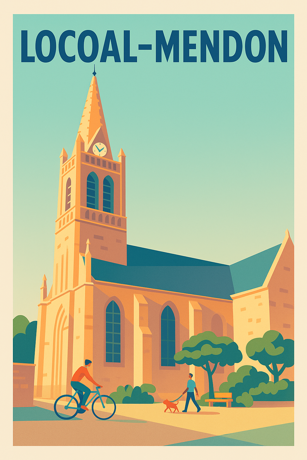 Affiche de Locoal-Mendon - Charme et sérénité en Bretagne