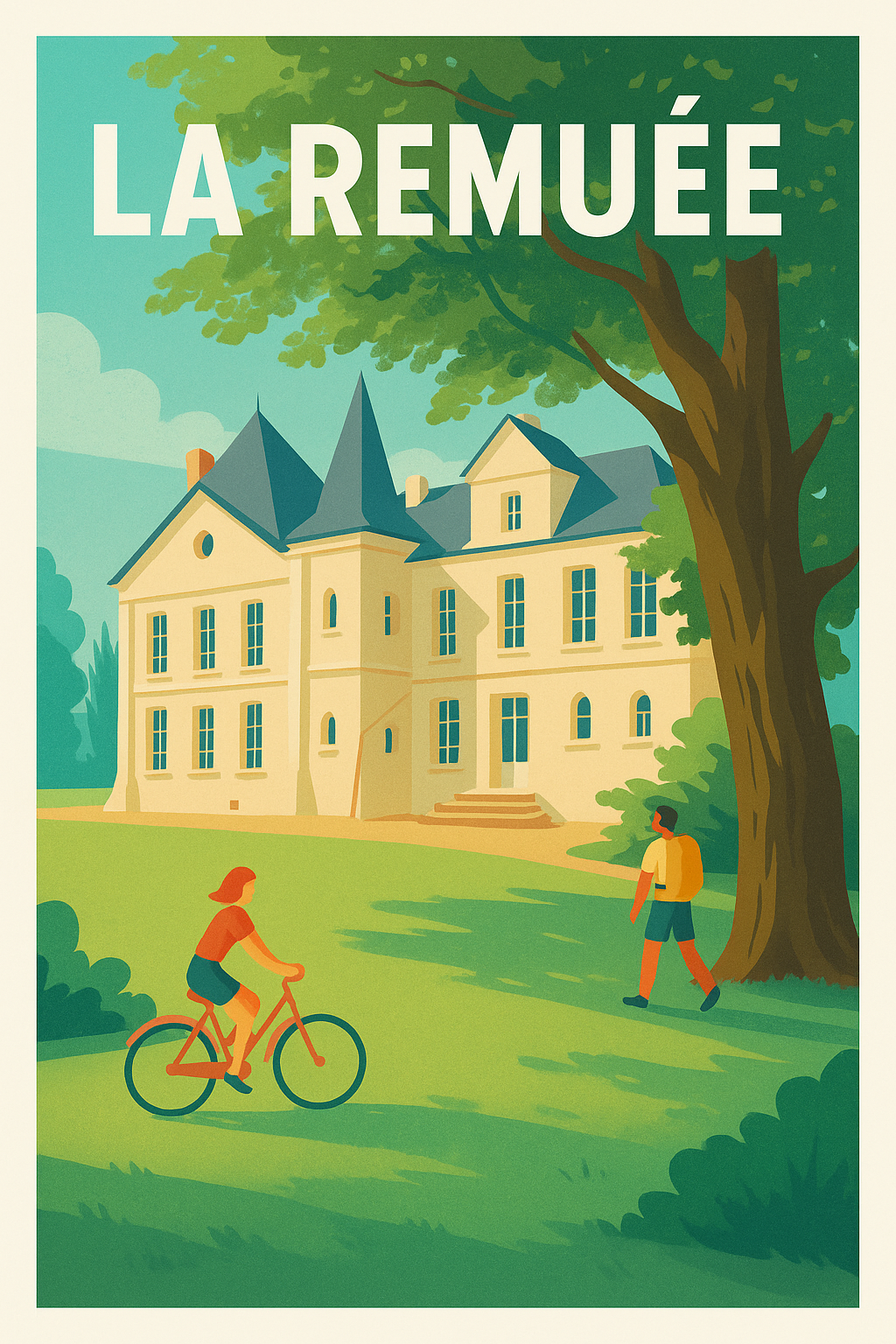Affiche de La Remuée - Invitation à la sérénité normande