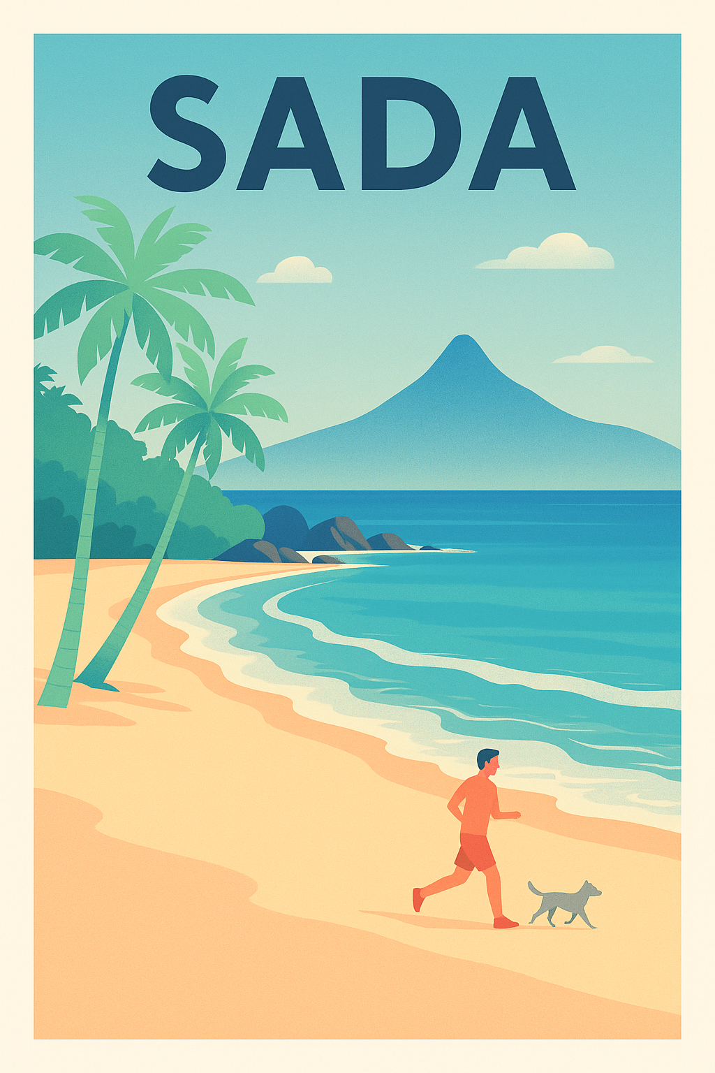 Affiche de Sada - Évasion et sérénité au bord de la mer