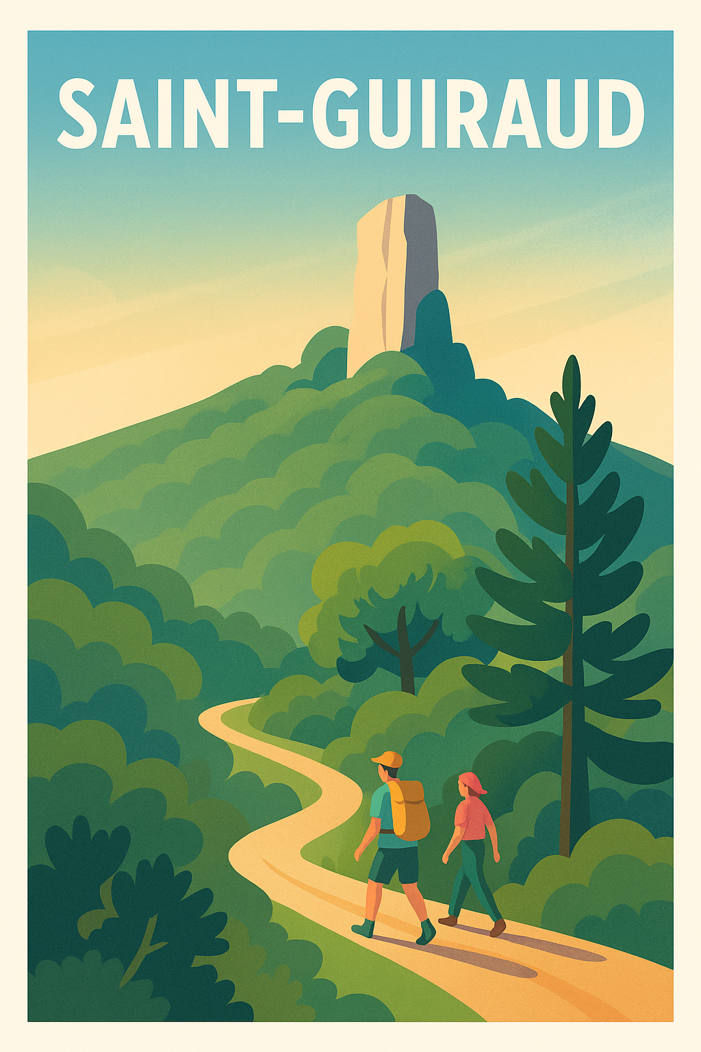 Affiche de Saint-Guiraud - Escapade nature et aventure en plein cœur des paysages méridionaux