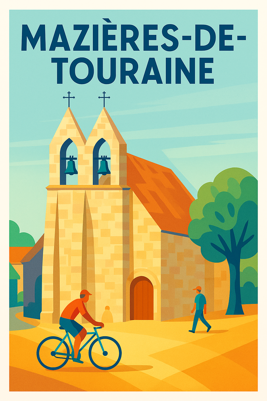 Affiche de Mazières-de-Touraine - Charme et sérénité au cœur de la Touraine