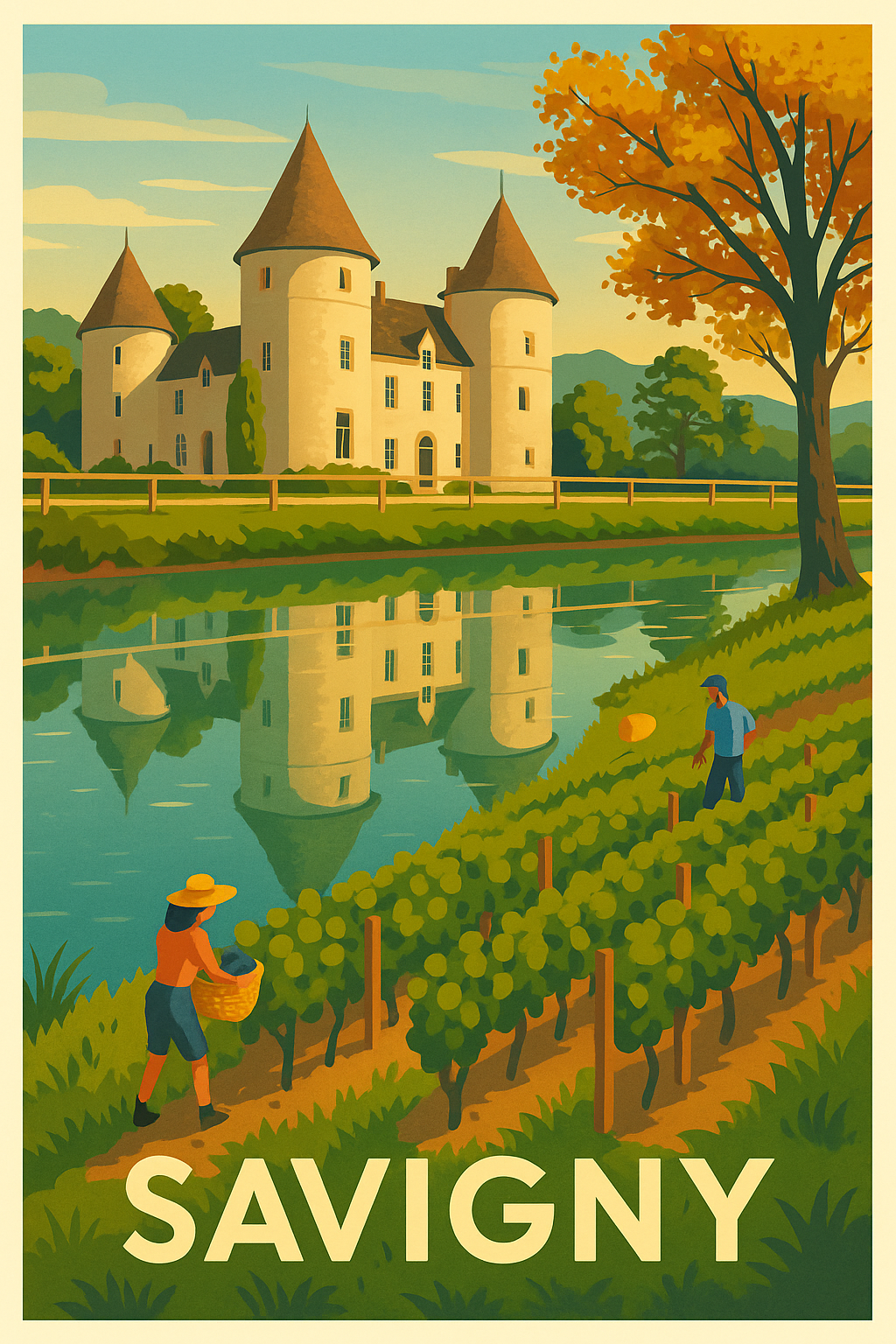 Savigny - Entre vignobles et châteaux