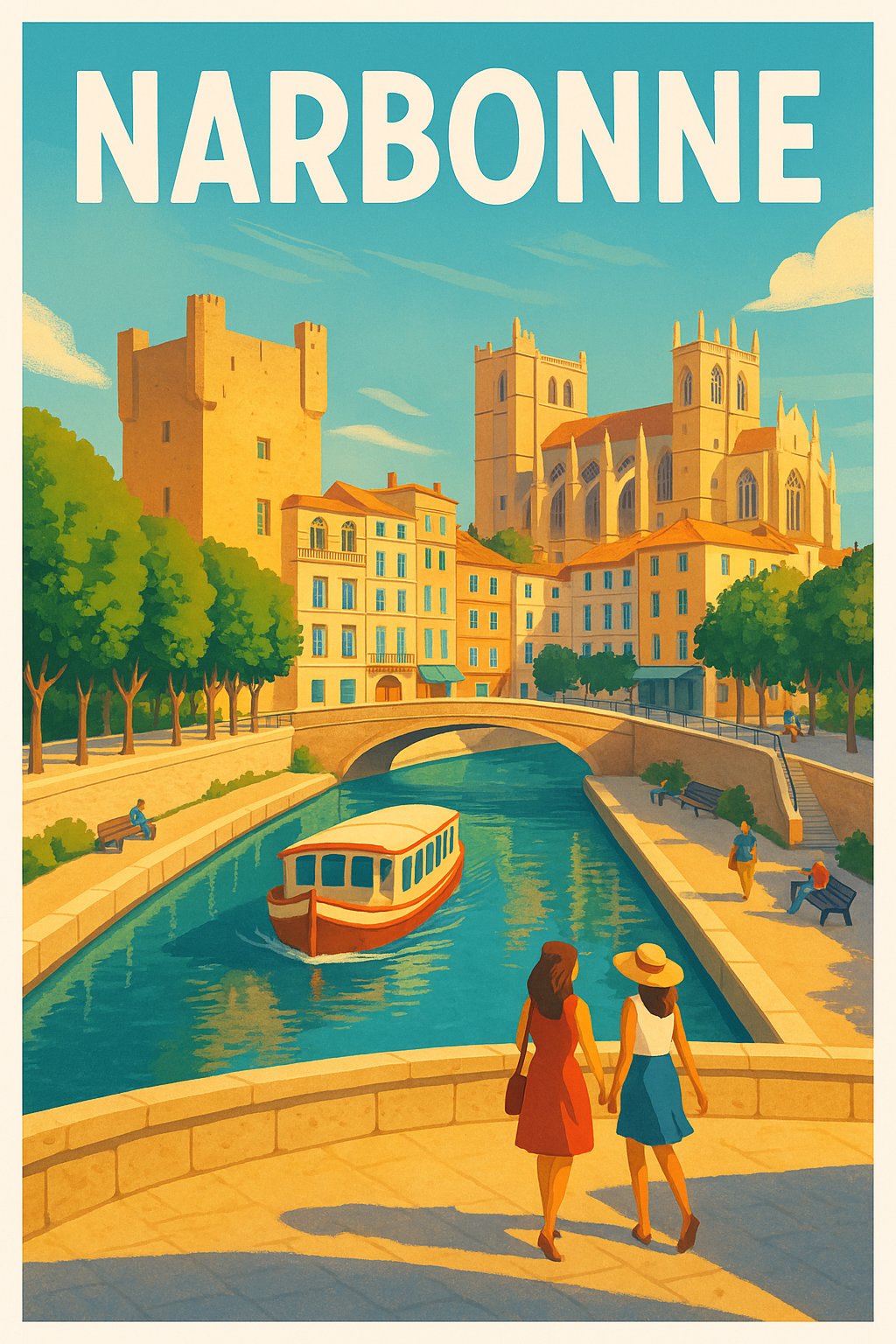 Narbonne - Flânerie au fil de l'eau