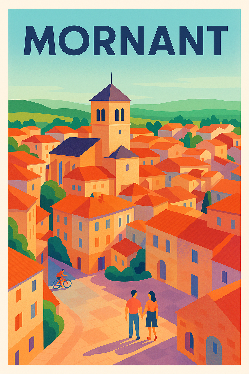 Affiche de Mornant - Charme et sérénité au cœur du village