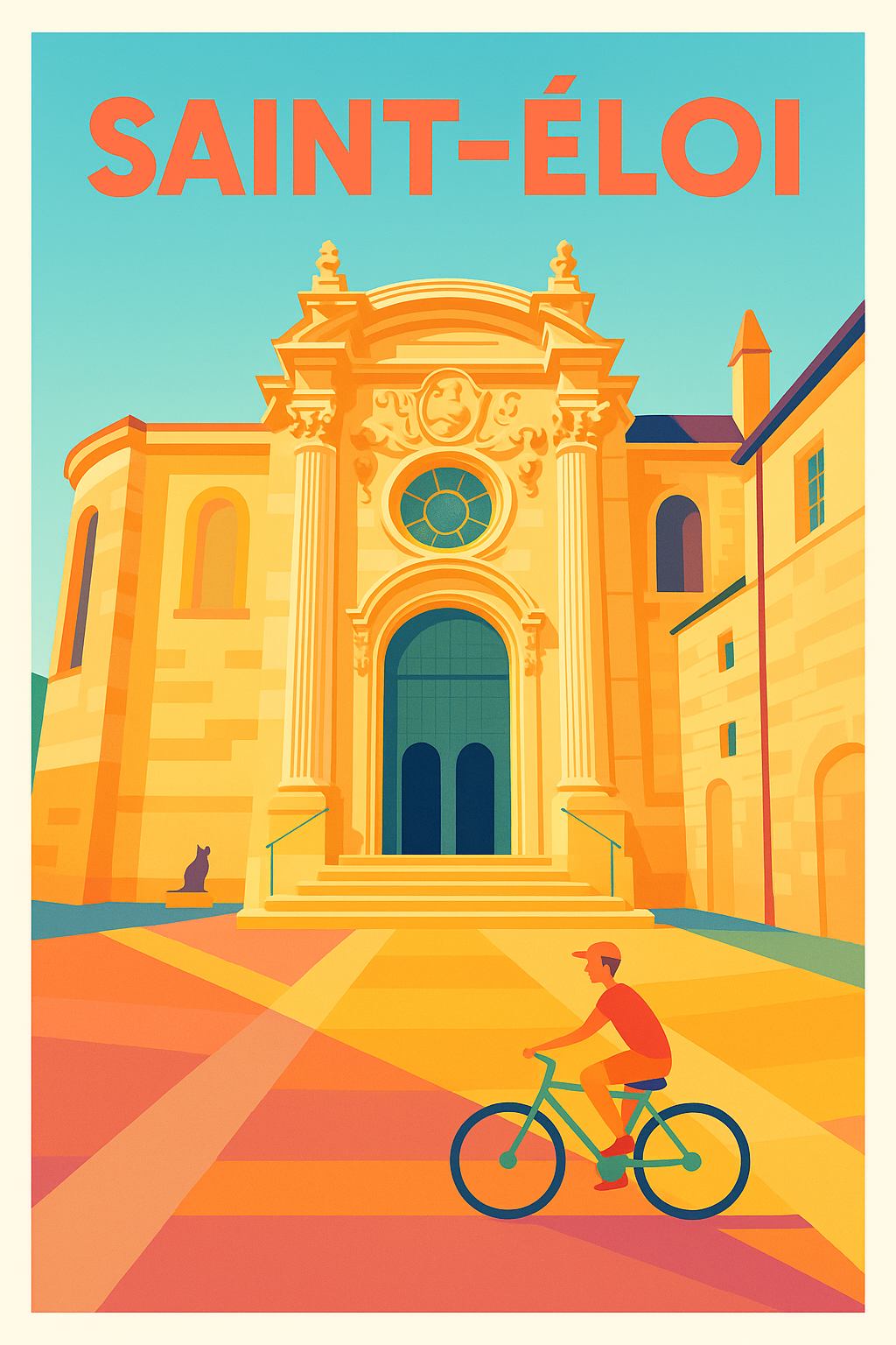 Affiche de Saint-Éloi - Évasion lumineuse au cœur du patrimoine
