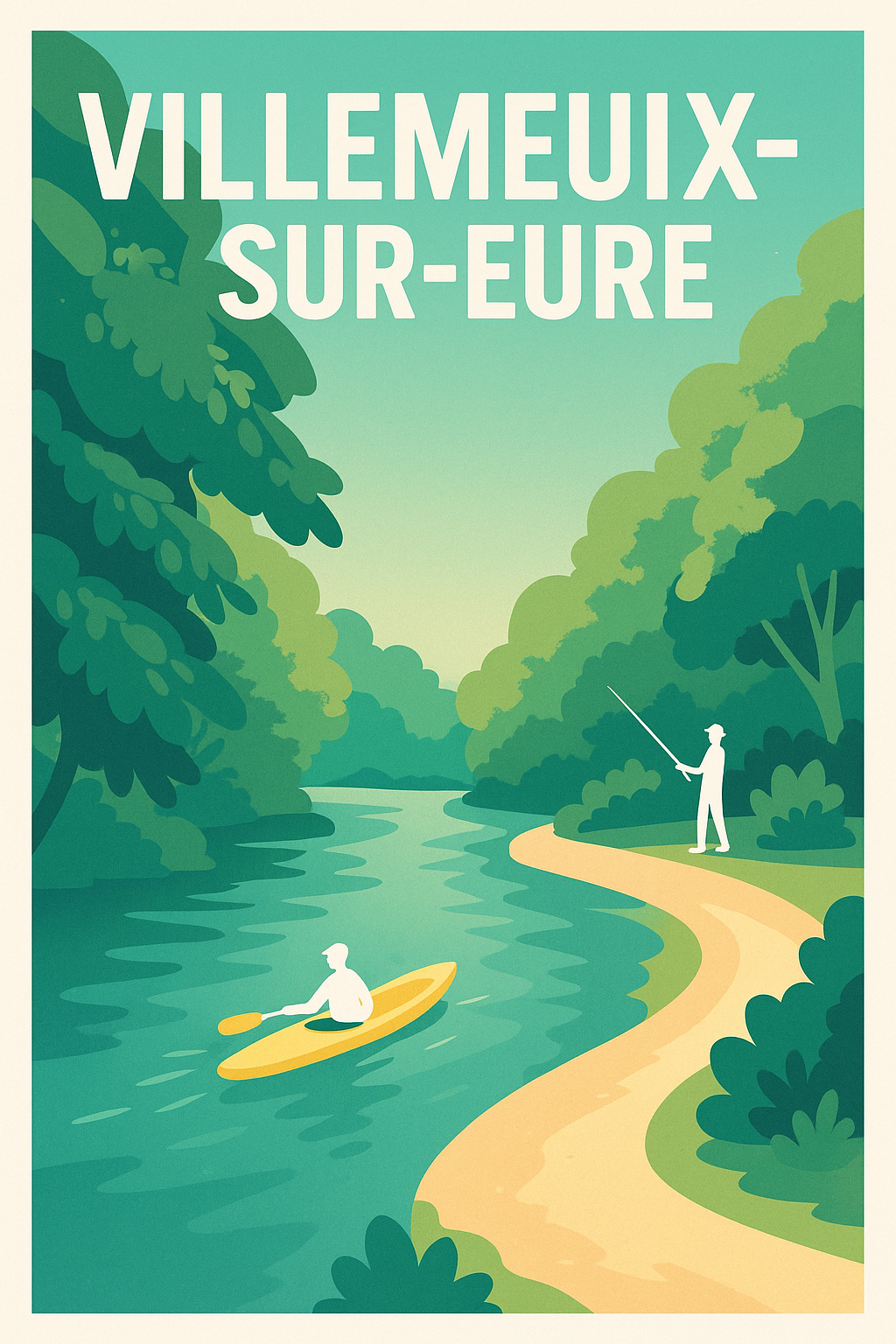 Affiche de Villemeux-sur-Eure - Escapade nature au fil de l'eau