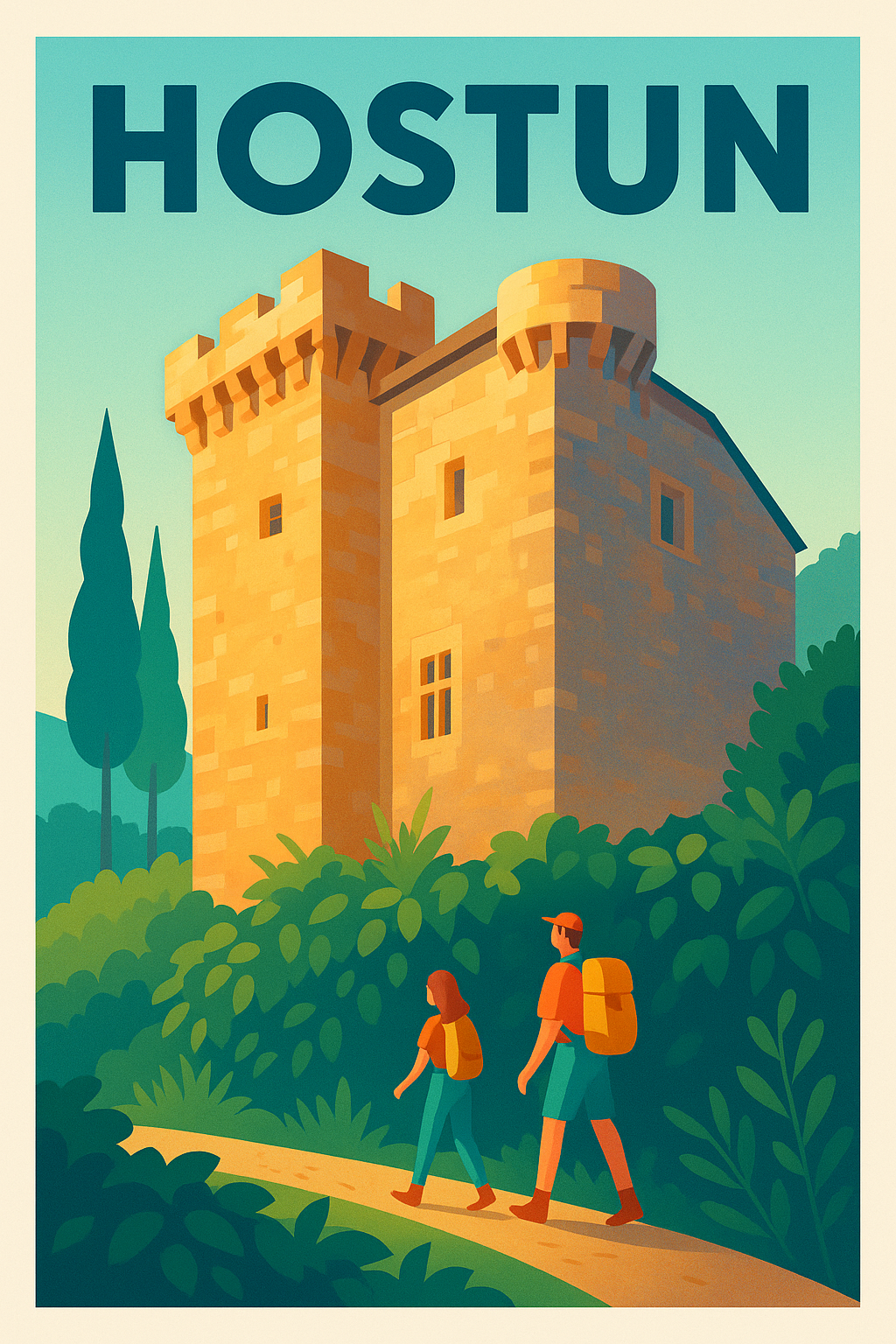 Affiche de Hostun - L'élégance médiévale au cœur de la nature