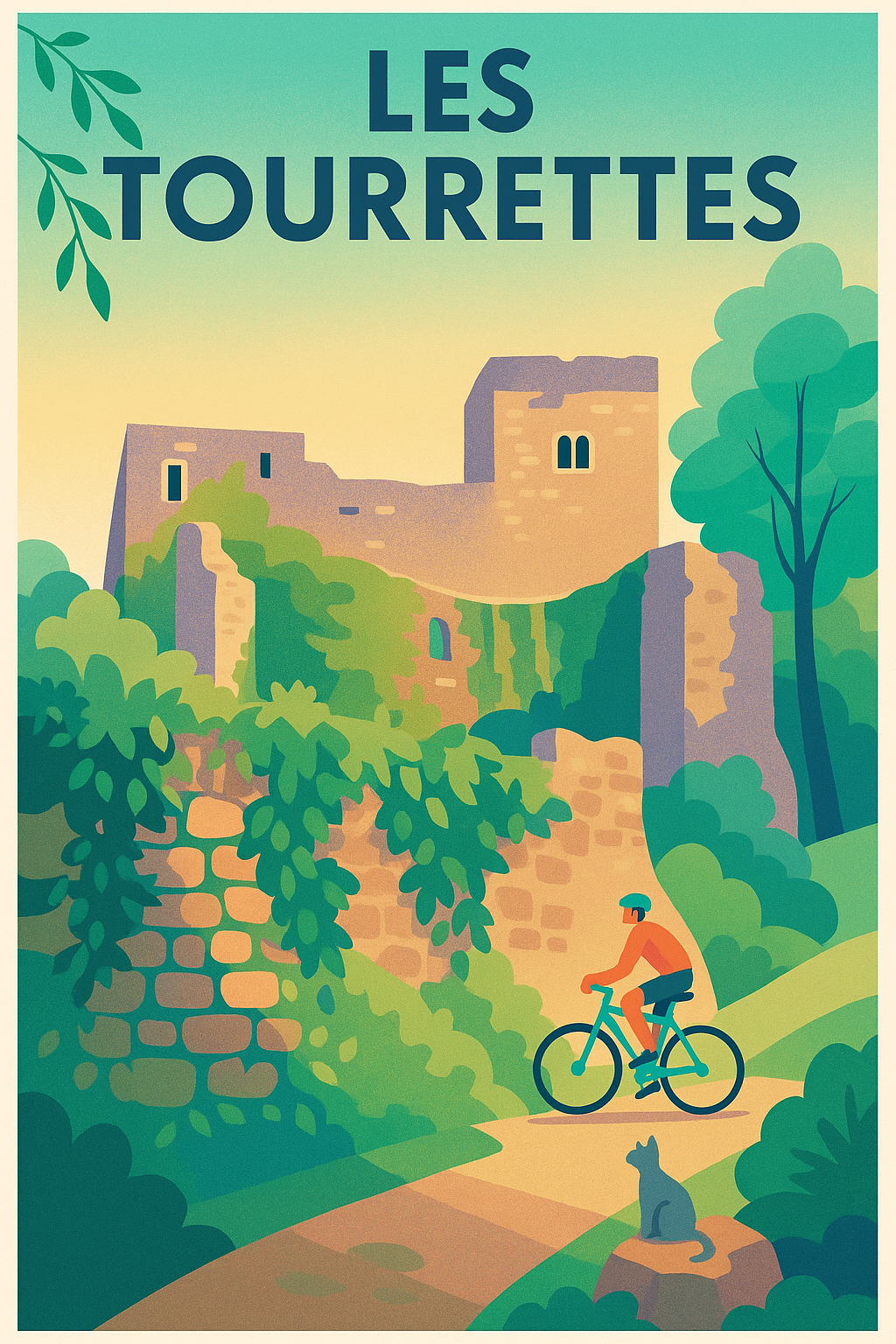 Affiche de Les Tourrettes - Évasion nature et patrimoine en douceur