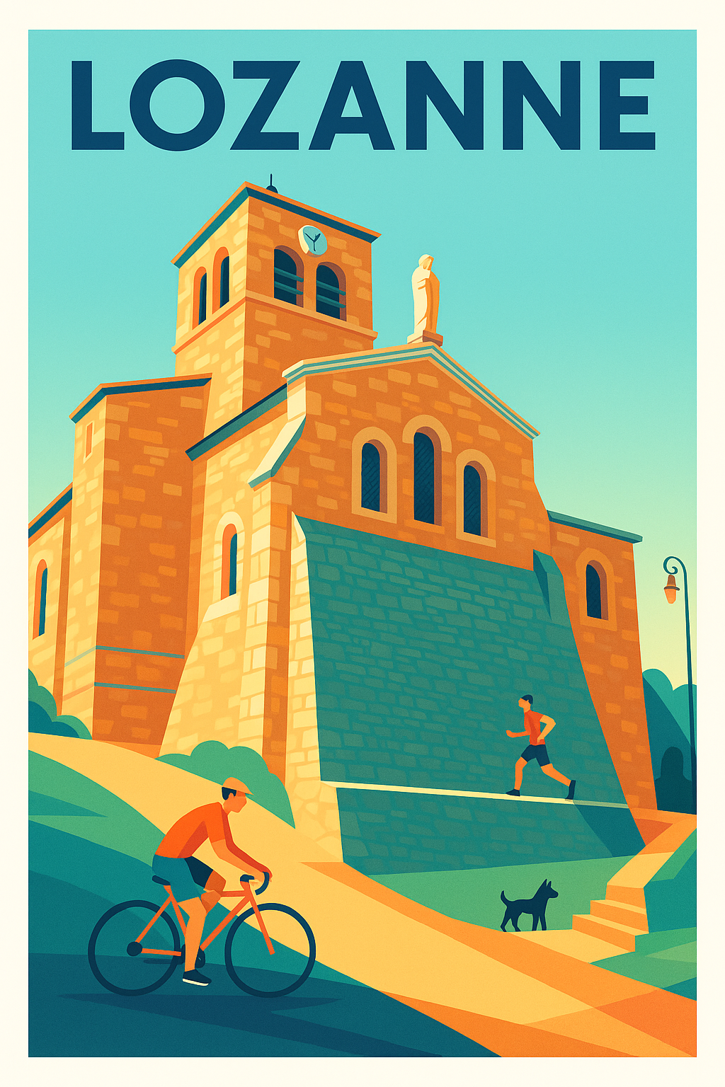 Affiche de Lozanne - Charme et activité au cœur de la ville