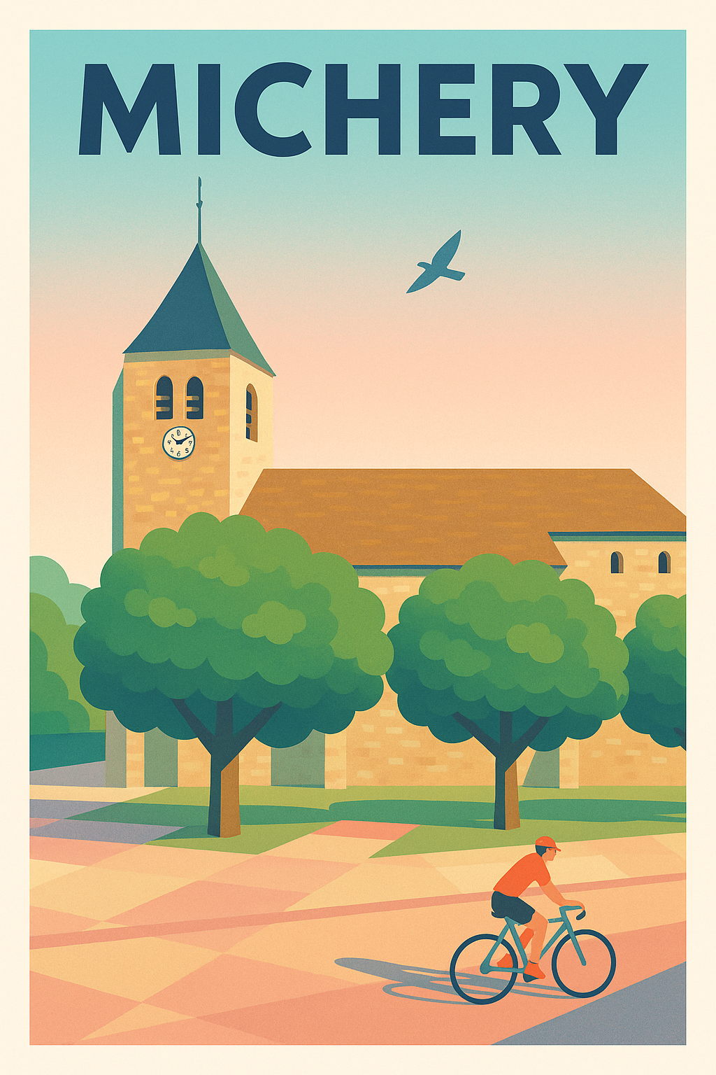 Affiche de Michery - Charme paisible et nature préservée
