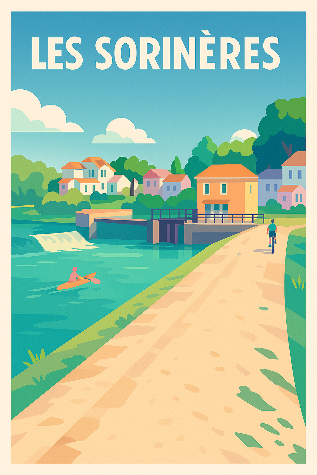 Affiche de Les Sorinières - Un coin de nature paisible