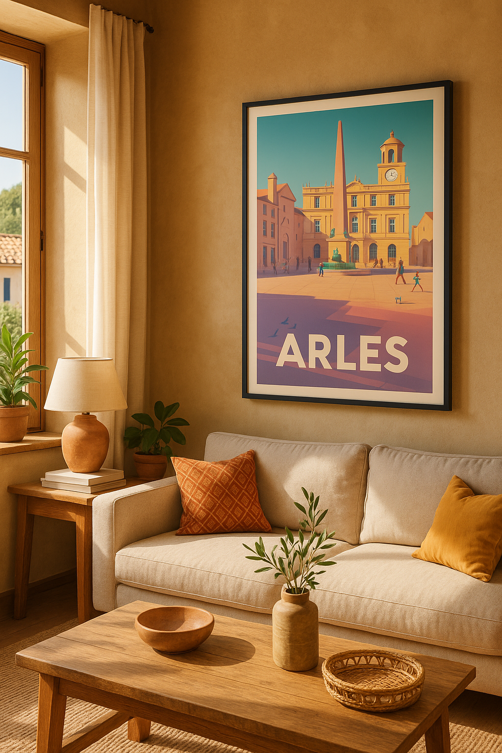Affiche Arles - Charme et lumière du cœur historique - Afich