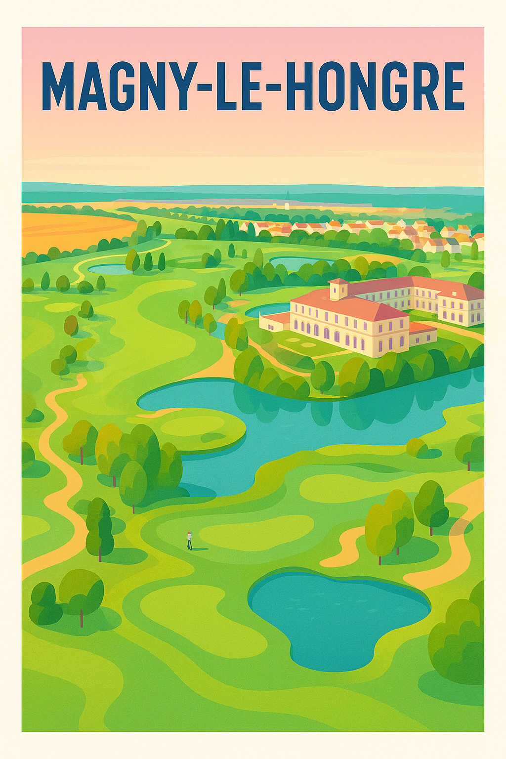 Affiche de Magny-le-Hongre - Évasion bucolique au cœur du golf