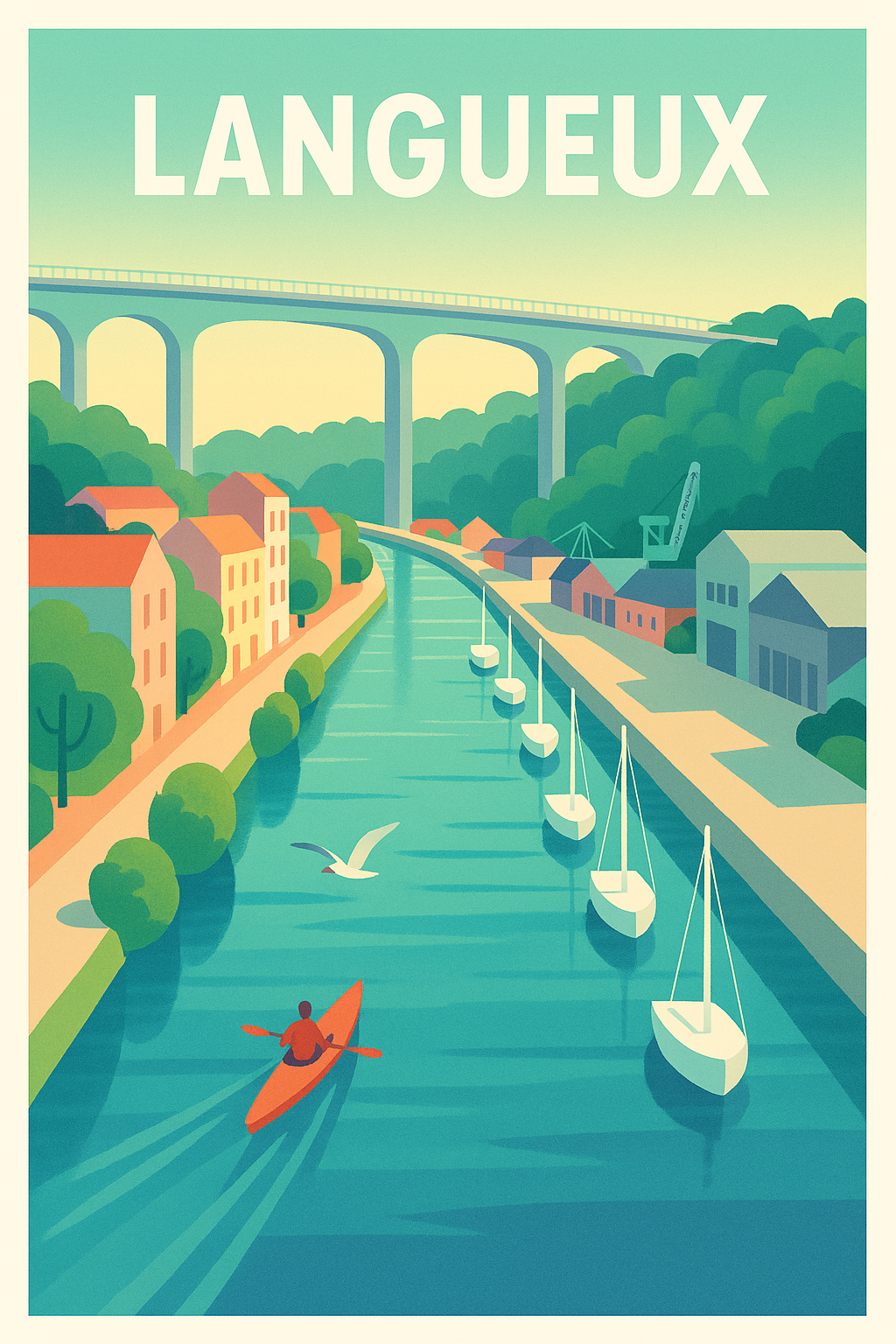 Affiche de Langueux - Escapade bucolique au fil de l'eau
