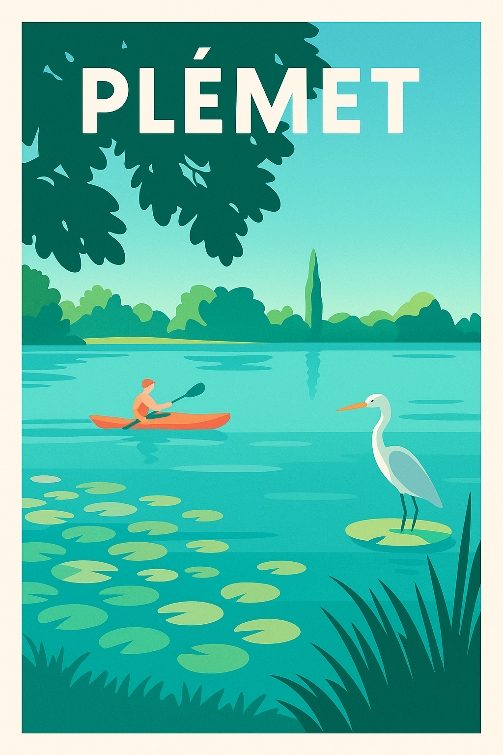 Affiche de Plémet - Évasion nature au fil de l'eau