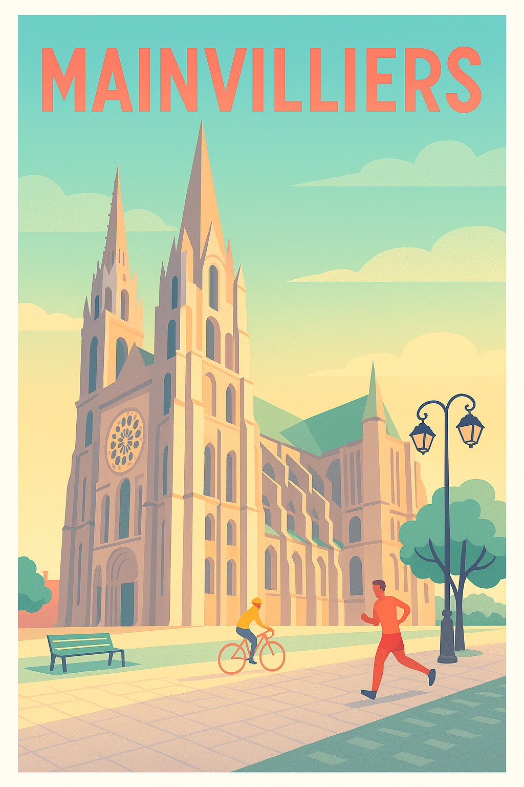 Affiche de Mainvilliers - Charme et Héritage Gothique