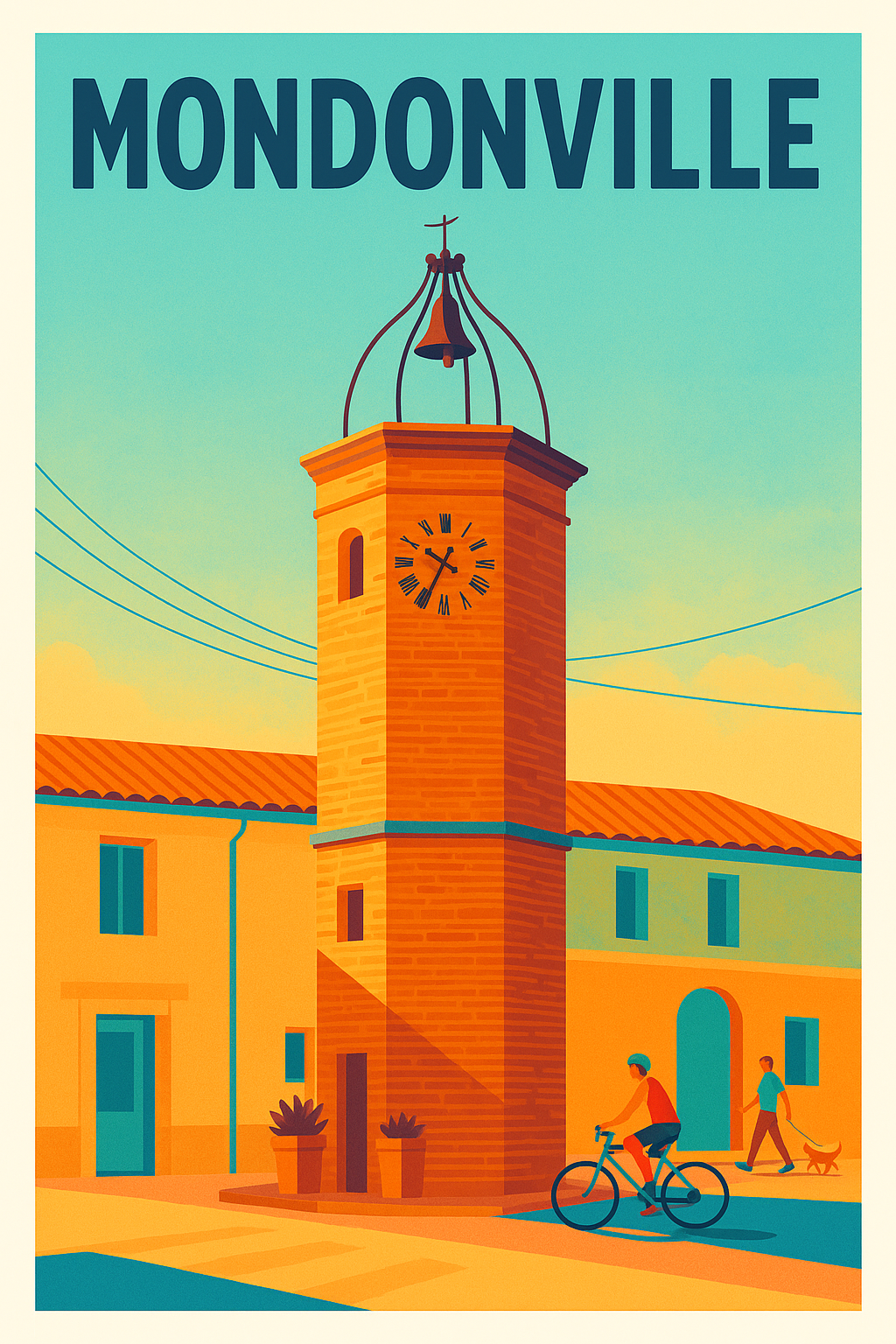 Affiche de Mondonville - Charme tranquille et soleil du Sud-Ouest