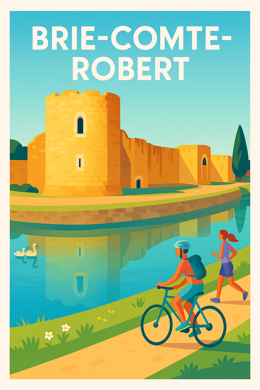 Affiche de Brie-Comte-Robert - Escapade au fil de l'eau