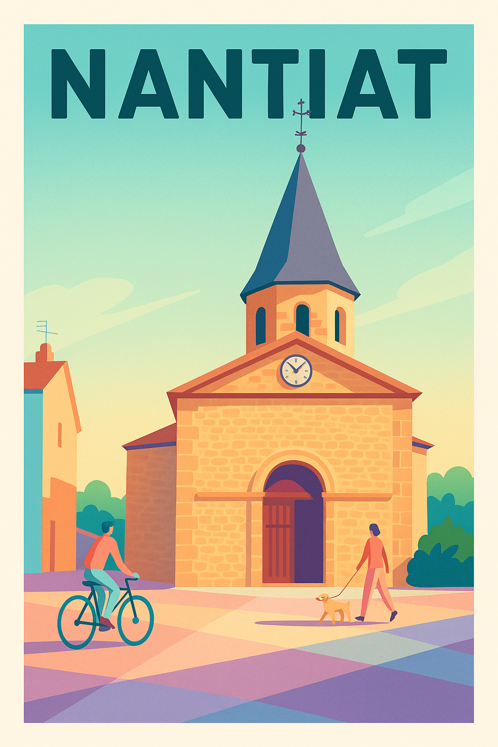 Affiche de Nantiat - Charme et sérénité au cœur du village