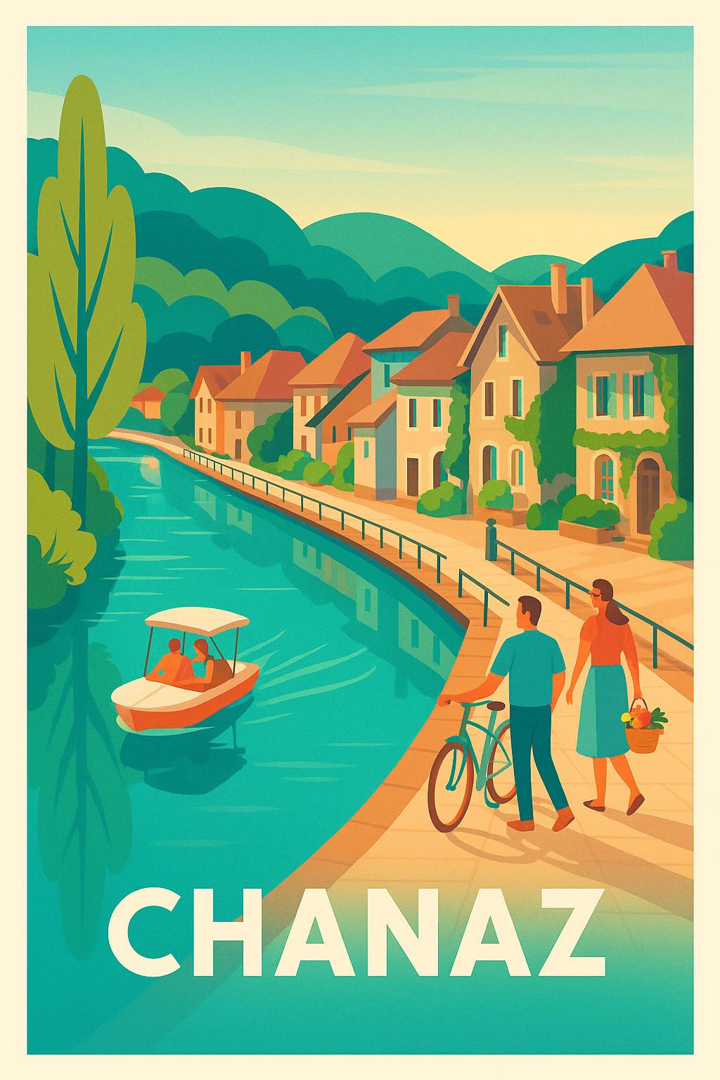 Affiche de Chanaz - Escapade bucolique au fil de l'eau