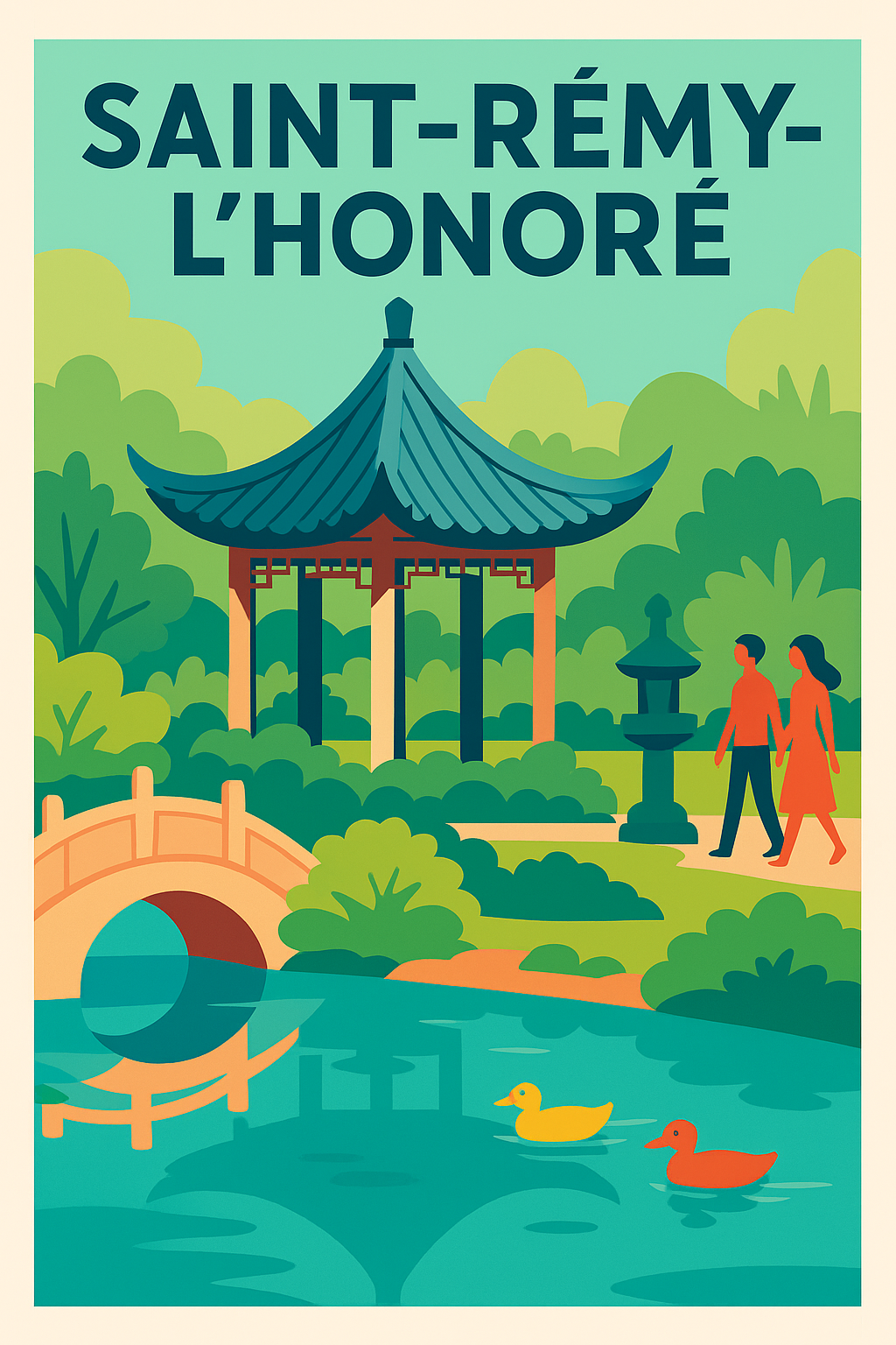 Affiche de Saint-Rémy-l'Honoré - Havre de sérénité et nature
