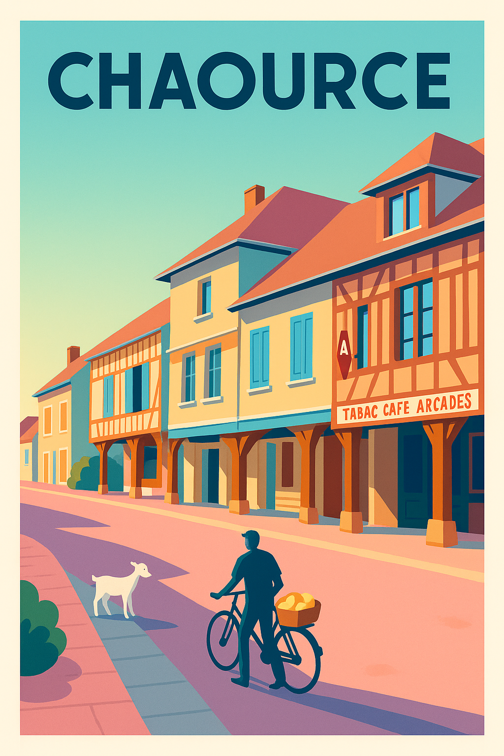 Affiche de Chaource - Charme et douceur de vie en Bourgogne