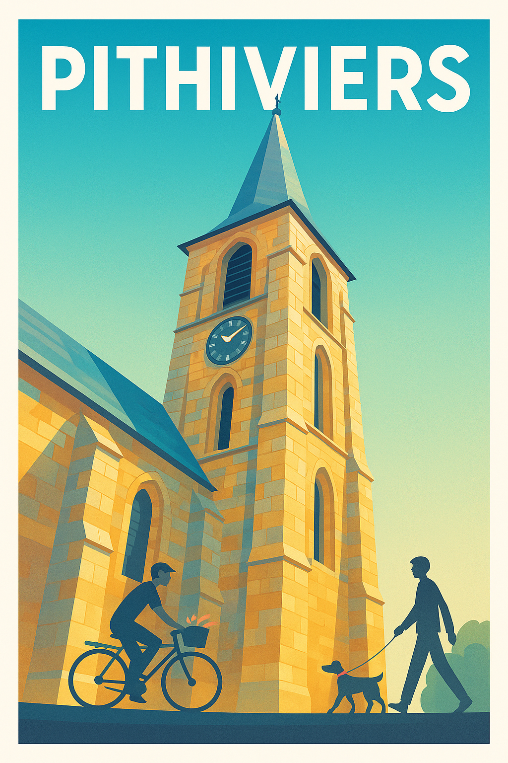 Affiche de Pithiviers - Sérénité au cœur de la ville
