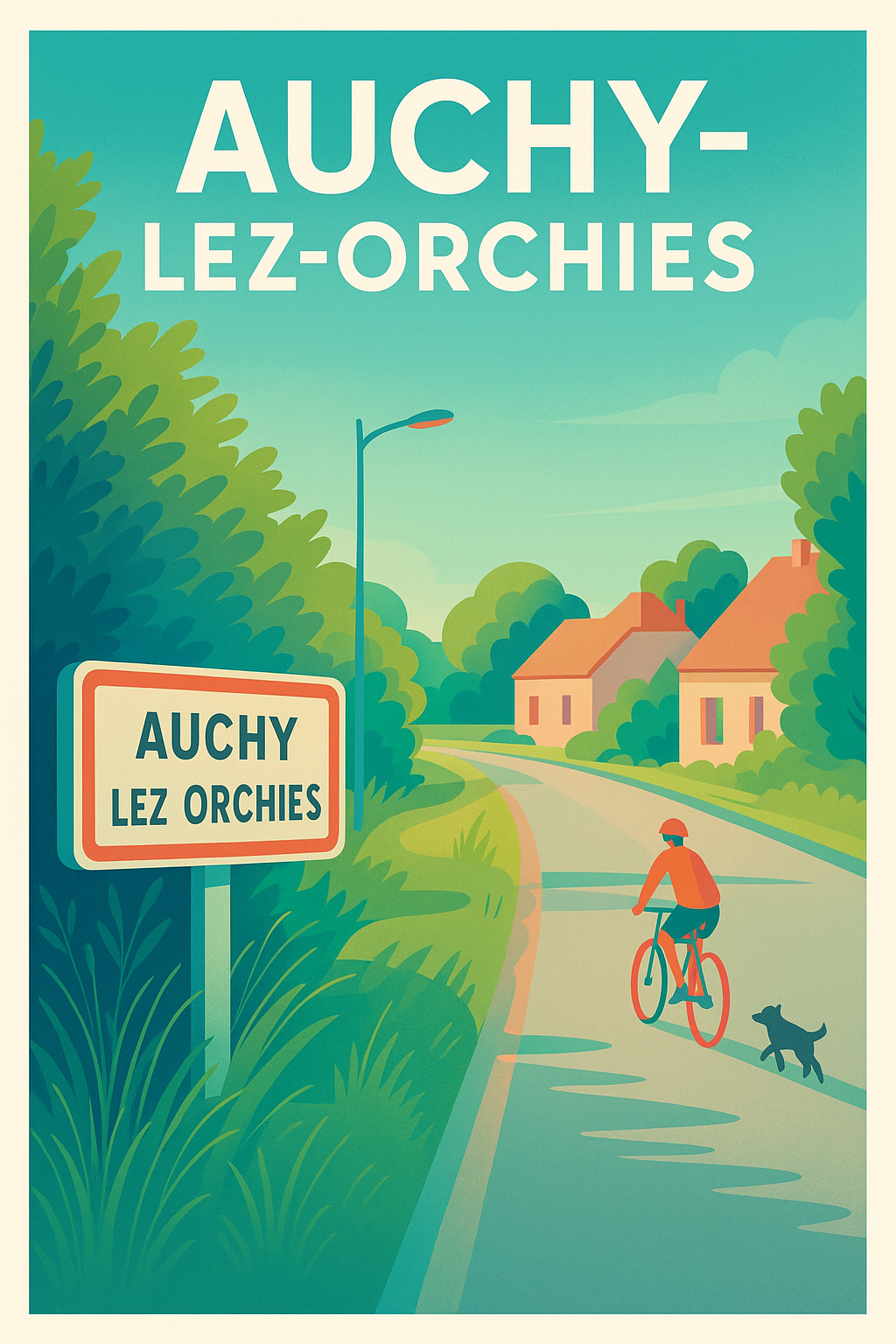 Affiche de Auchy-lez-Orchies - L'évasion bucolique à vélo