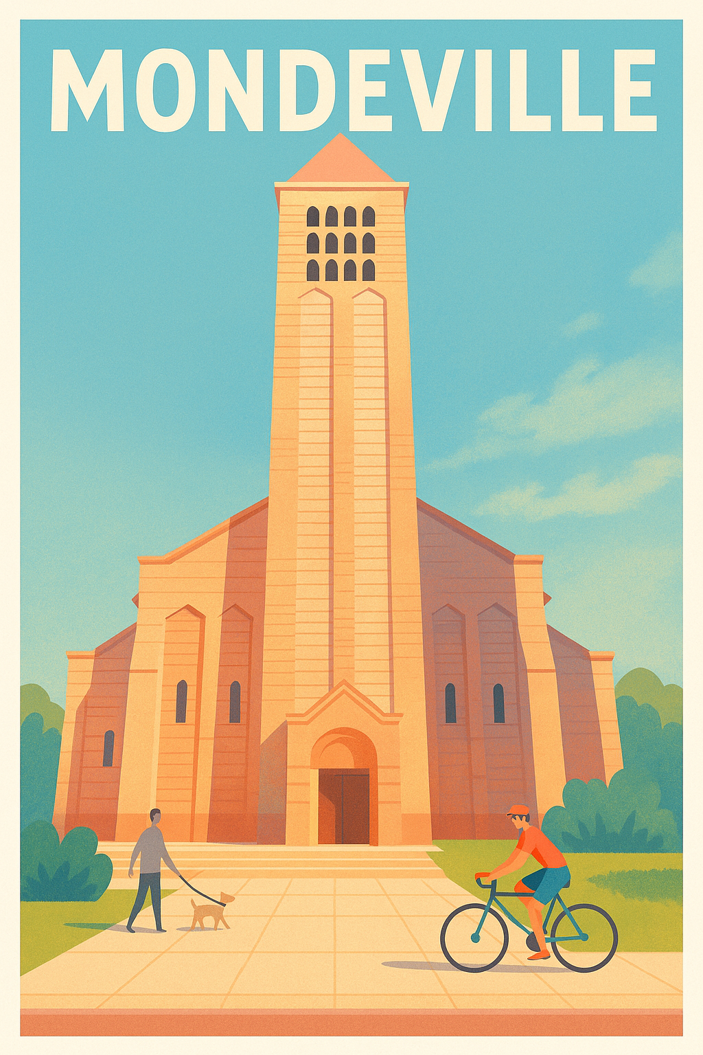 Affiche de Mondeville - L'architecture emblématique à portée de vue