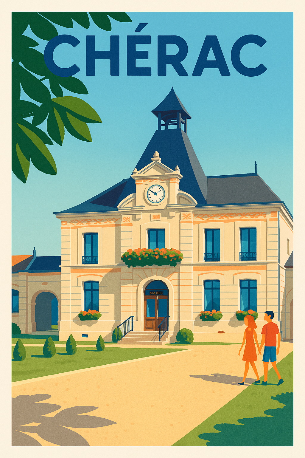 Affiche de Chérac - Charme et patrimoine au cœur de la ville