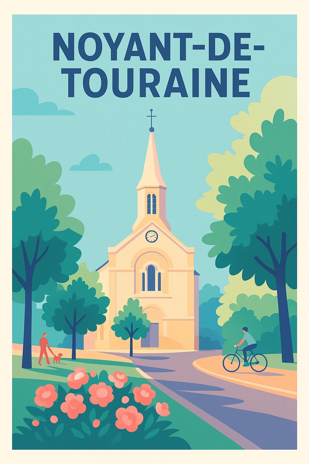 Affiche de Noyant-de-Touraine - Un havre de sérénité et charme local