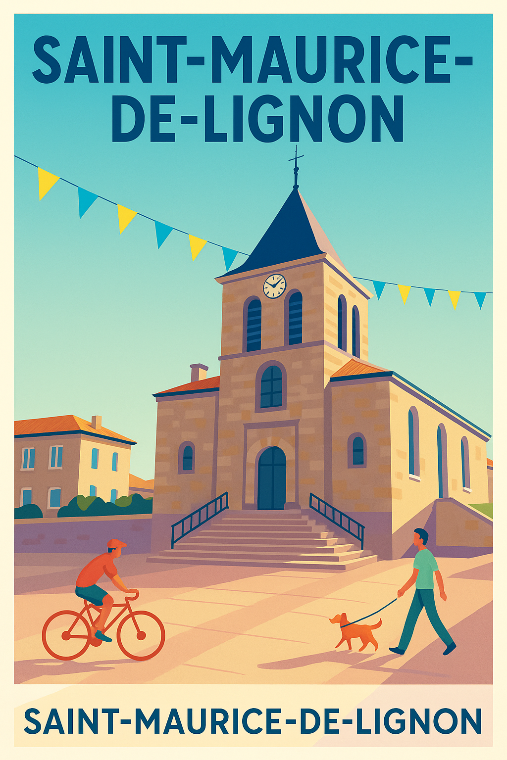 Affiche de Saint-Maurice-de-Lignon - Charme et douceur de vivre en Haute-Loire