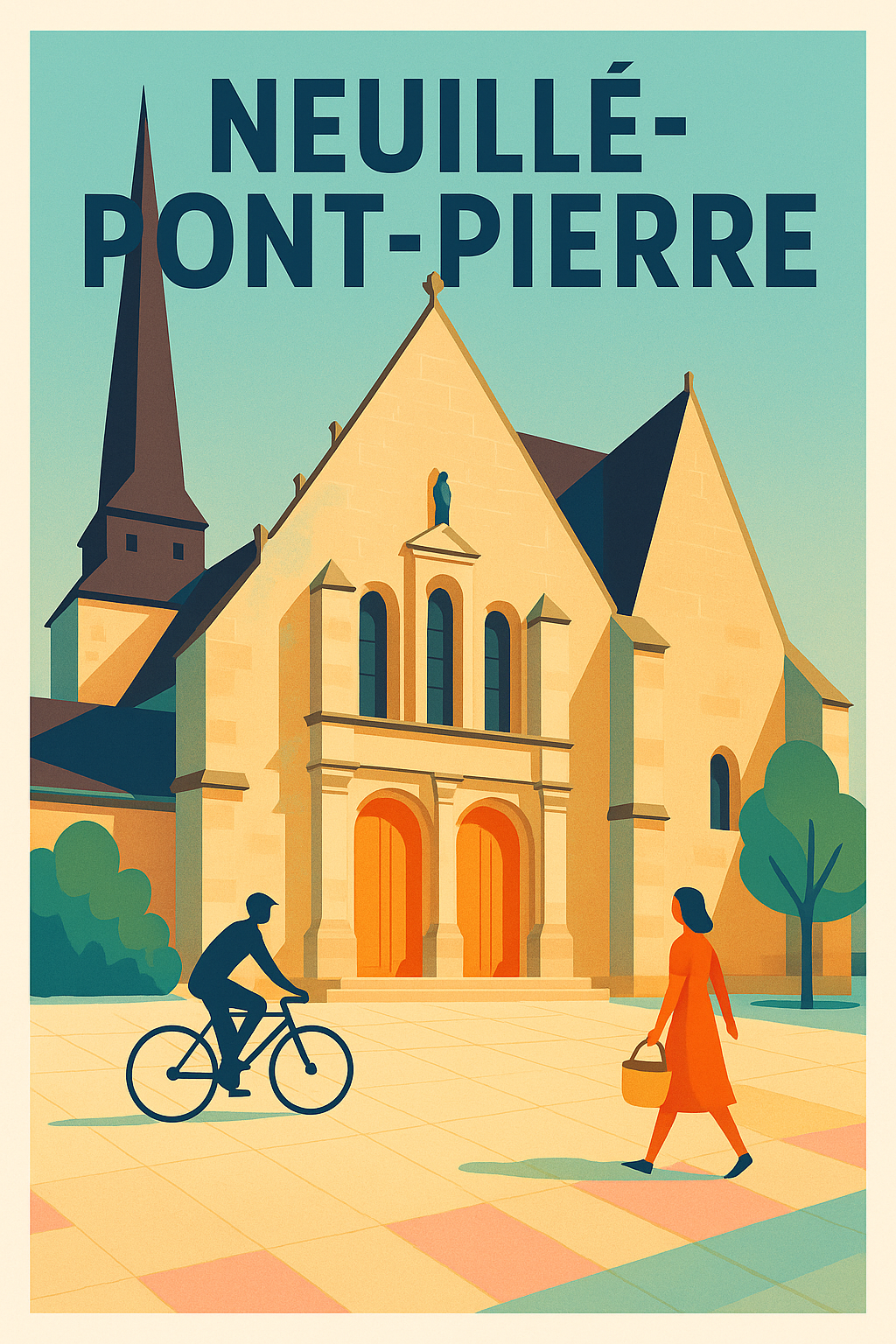 Affiche de Neuillé-Pont-Pierre - Charme et sérénité au cœur de la ville