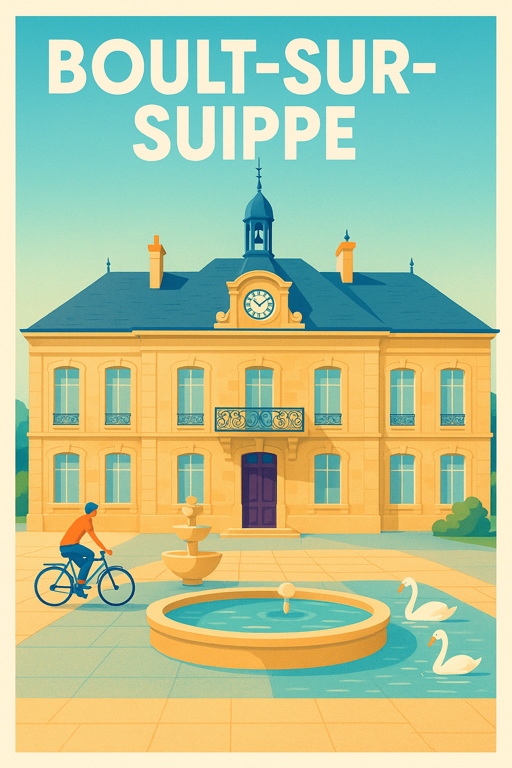 Affiche de Boult-sur-Suippe - Charme et sérénité au cœur de la ville