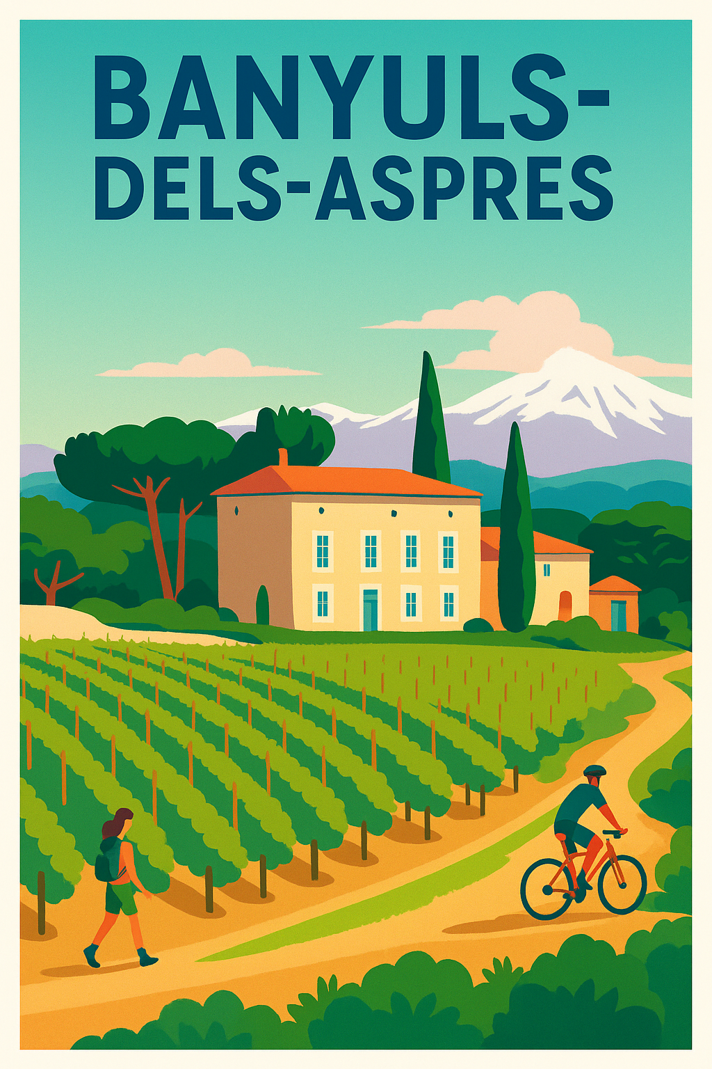 Affiche de Banyuls-dels-Aspres - Évasion au cœur des vignobles catalans