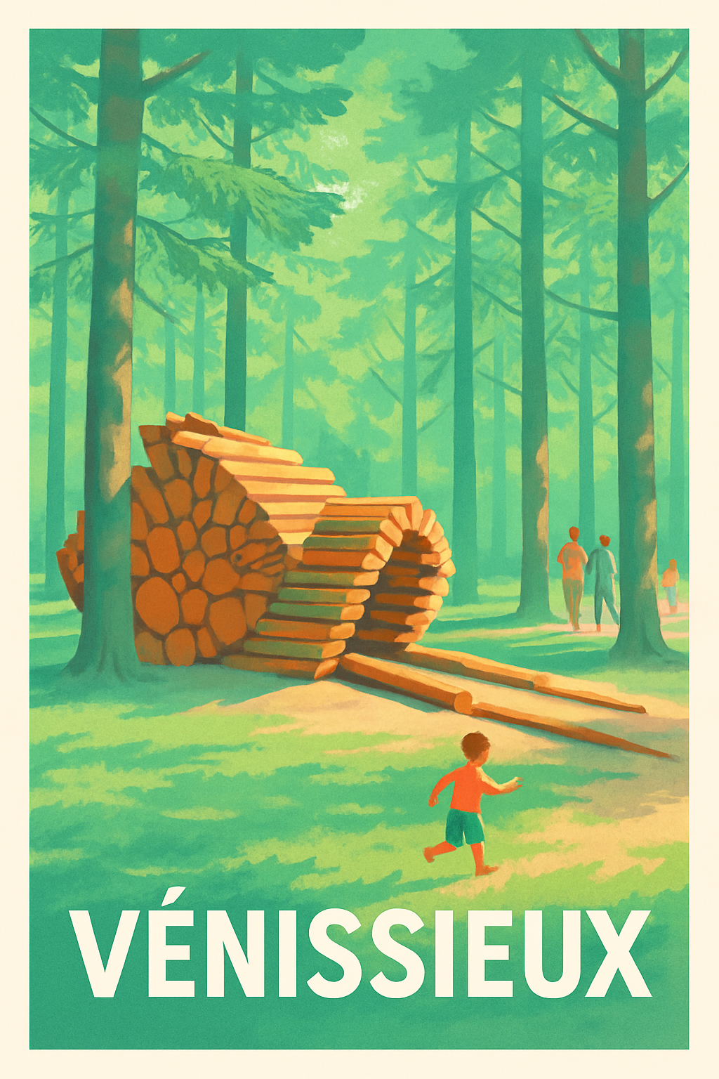 Affiche de Vénissieux - Évasion nature et douceur d'été
