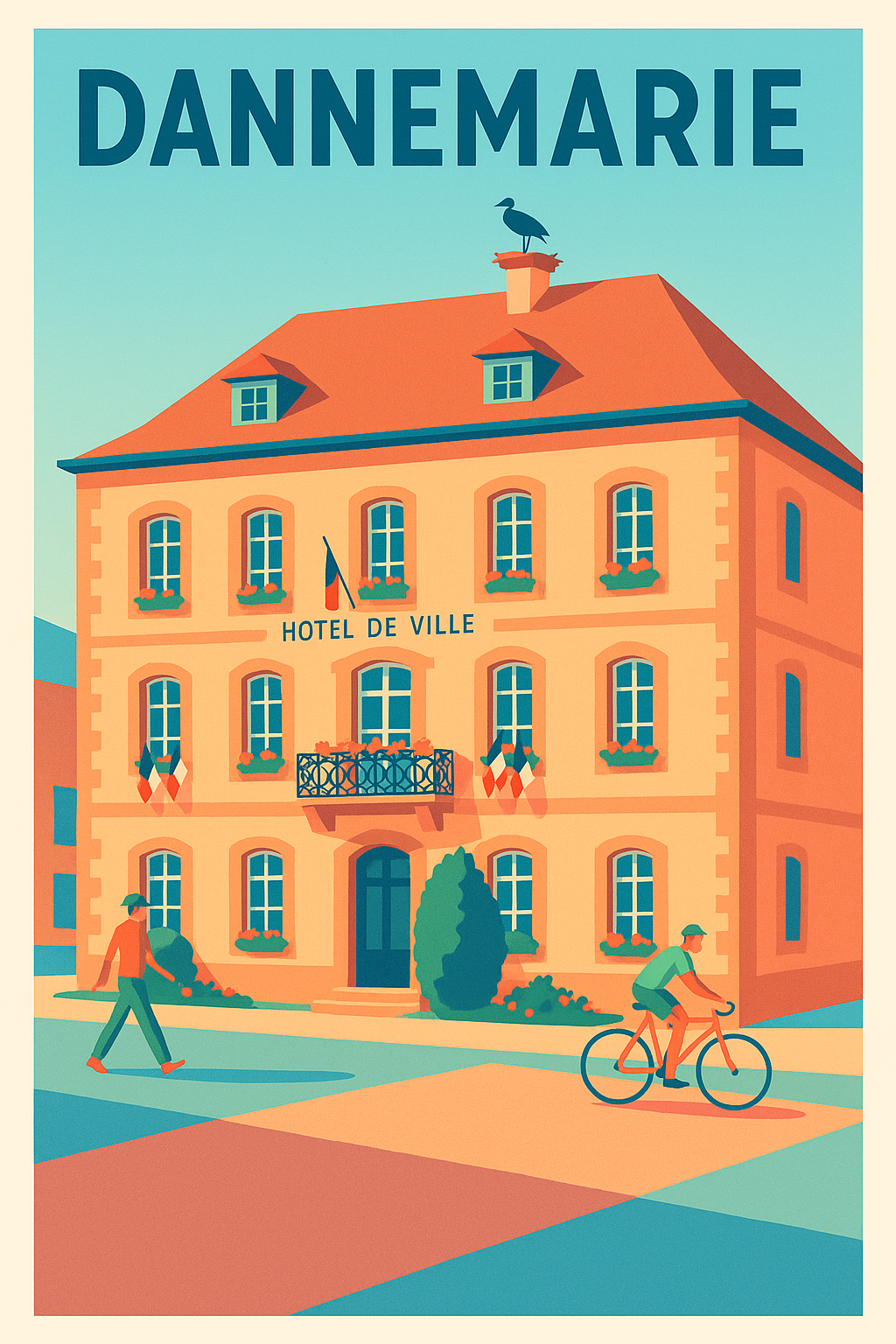 Affiche de Dannemarie - Charme et sérénité au cœur de l'Alsace