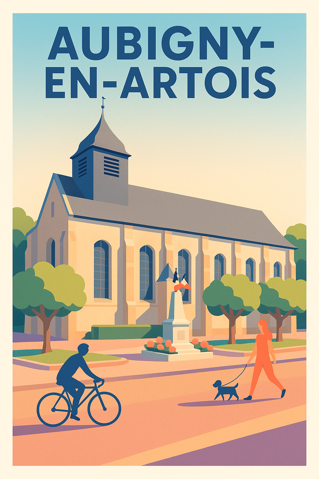 Affiche de Aubigny-en-Artois - Charme paisible au cœur d'une commune historique