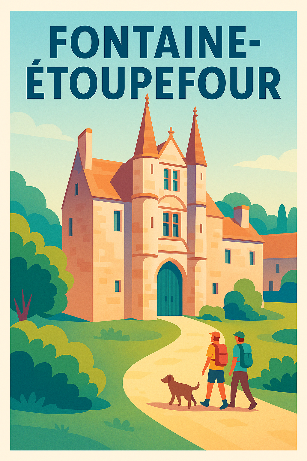 Affiche de Fontaine-Étoupefour - Une escapade historique et bucolique