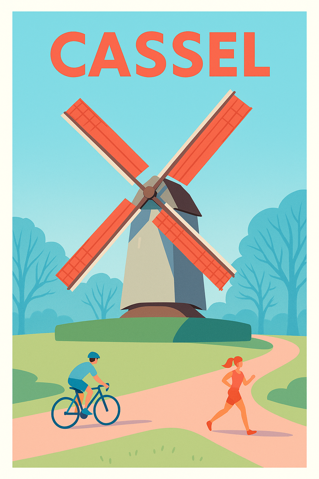 Affiche de Cassel - L'Esprit Champêtre et Dynamique