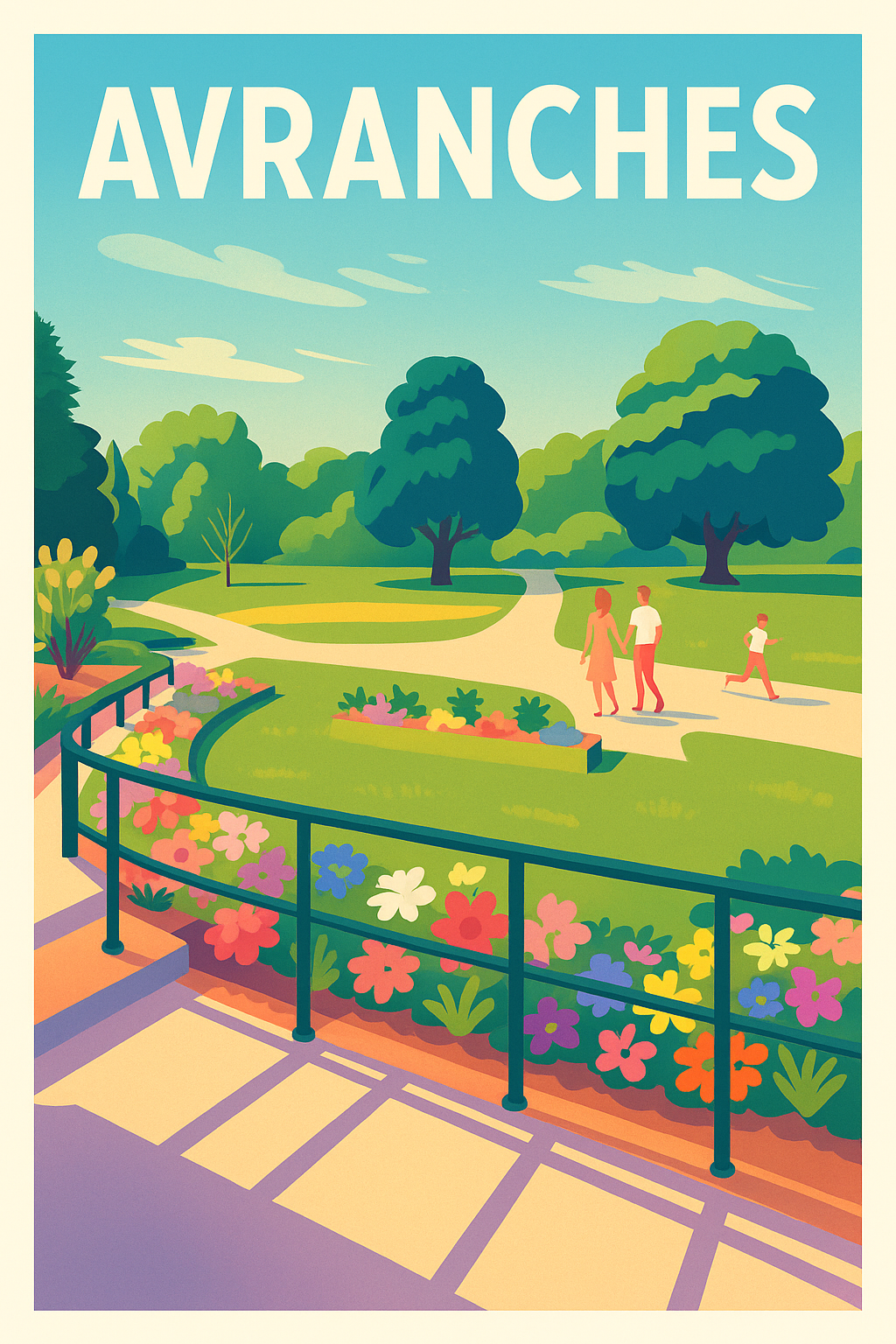 Affiche de Avranches - Évasion nature au cœur de la verdure