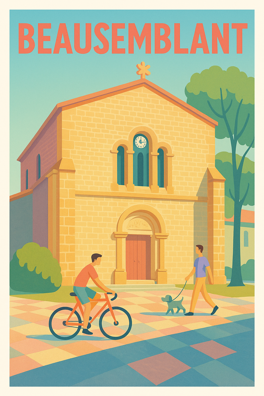 Affiche de Beausemblant - Tranquillité et charme provençal