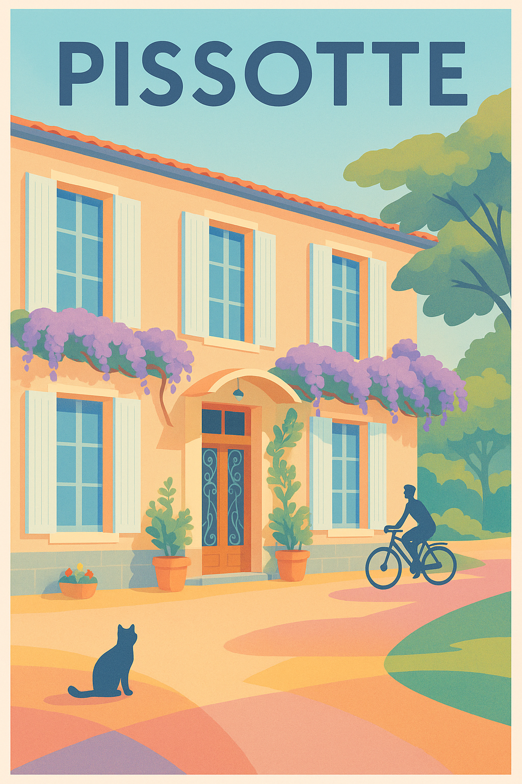 Affiche de Pissotte - Charme et quiétude d'une maison fleurie