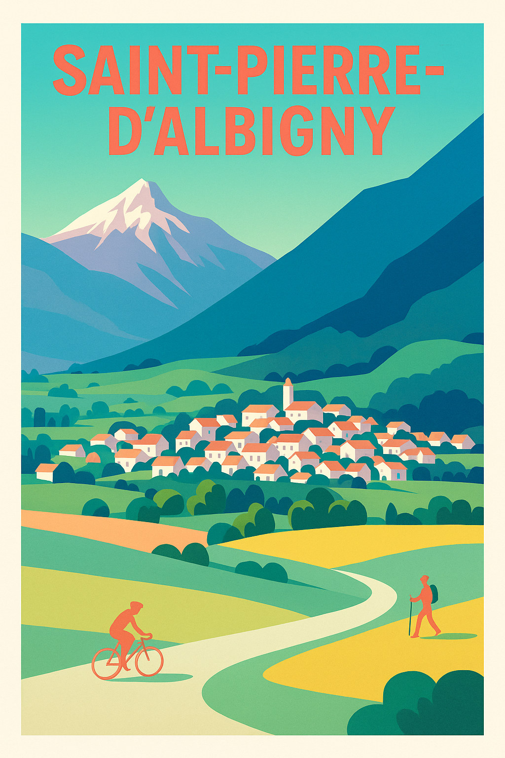 Affiche de Saint-Pierre-d'Albigny - Escapade nature au cœur des Alpes