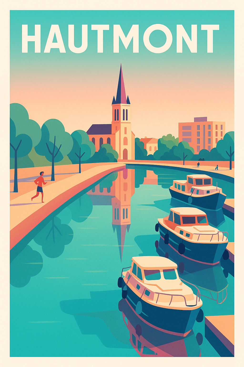 Affiche de Hautmont - Sérénité au fil de l'eau