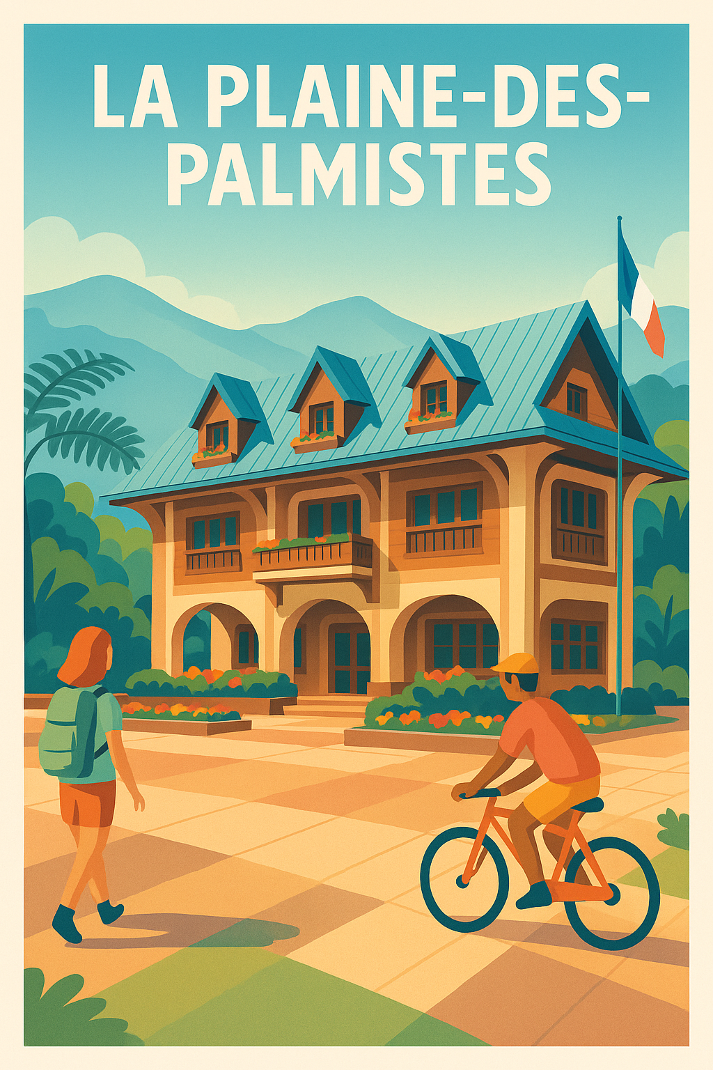 Affiche de La Plaine-des-Palmistes - Charme et authenticité tropicale